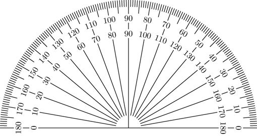 Picture of PROTRACTOR 180 X 10CM